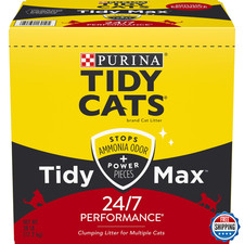 Purina Tidy Cats Tidy Max Clumping Multi-Cat Litter, 38lb - 24/7 Odor Control