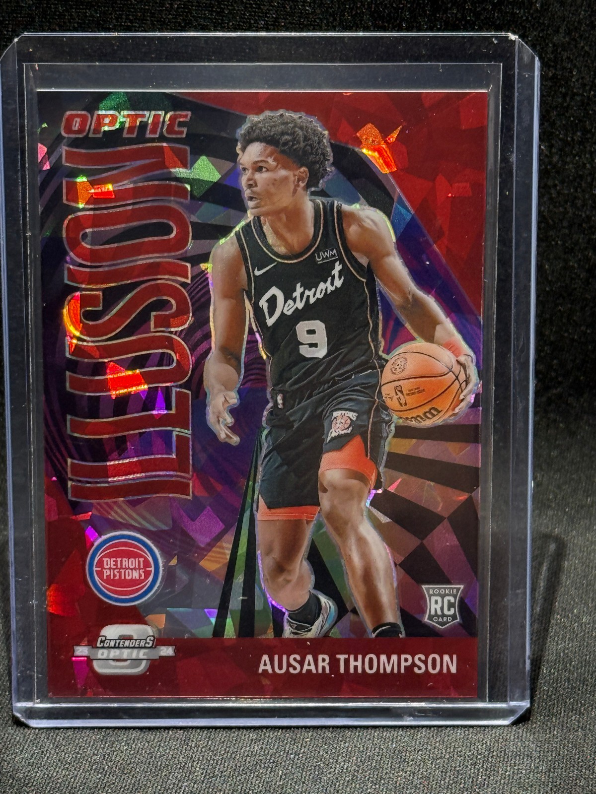 2023-24 Panini Contenders Optic Choice- Optic Illusion  Ausar Thompson #6 78/175