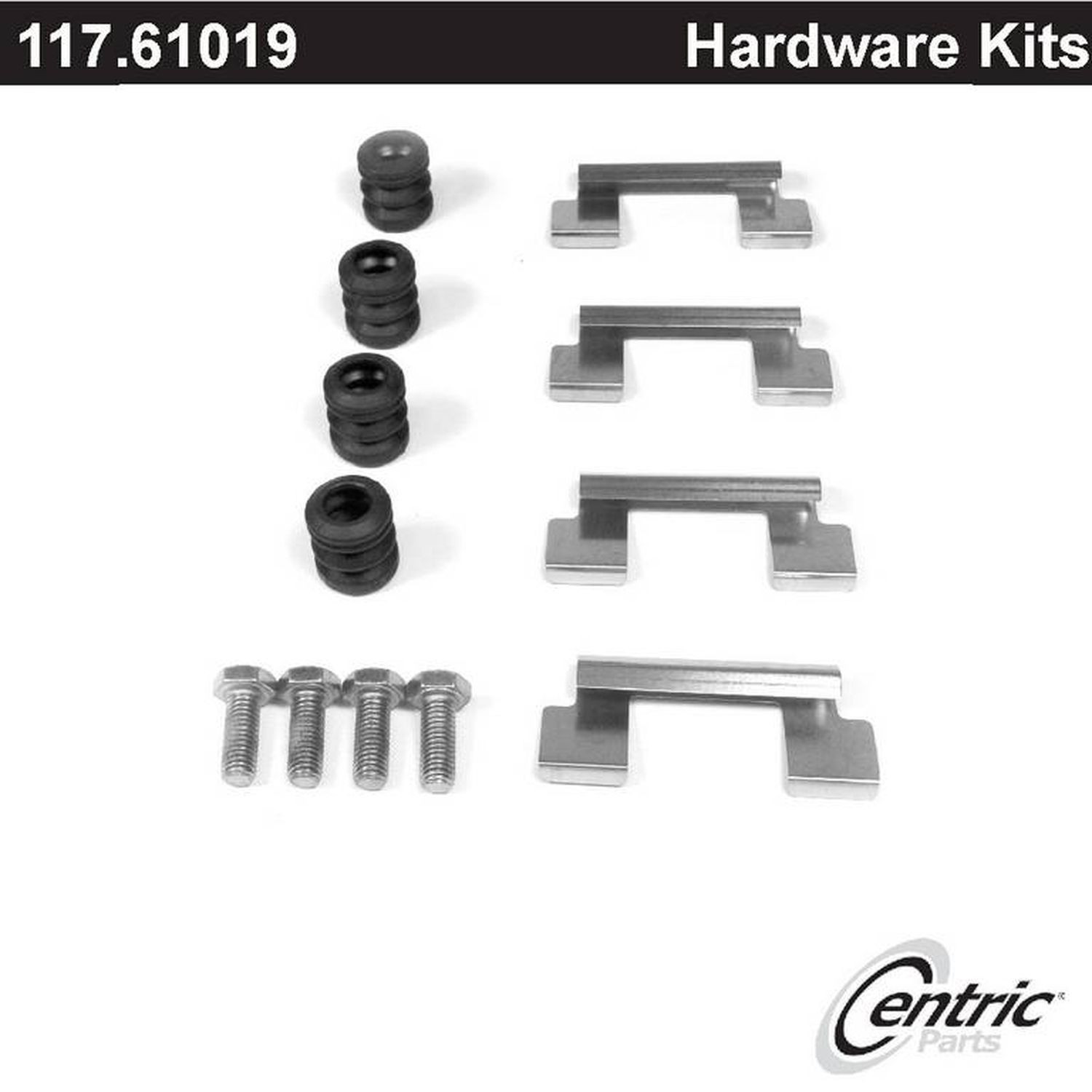 Centric Parts 117.61019 Centric Disc Brake Hardware Kit