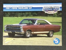 2003 Johnny Lightning 5 1967 Ford Fairlane GT Muscle Cars Card Only