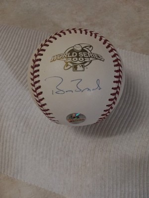 Barry Bonds Signed World Series Ball | eBay