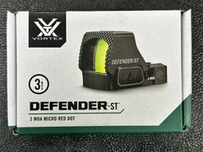 Vortex Defender-ST 3 MOA Red Dot Sight, Black, 1.8in, 1.48oz, DFST-M (PD1119169)