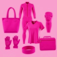 Pink Neoprene Scuba 1.5 mm Thick Heavyweight Double Knit Stretch Fabric