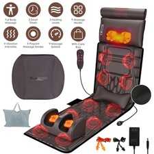 9 Vibration Modes Full Body Massage Mat with Heat Back Massage Pad Neck Massager