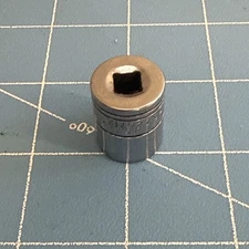 Vintage S-K Tools No.40712 13mm Chrome Socket 6 Pt 1/4" Drive, Made in USA