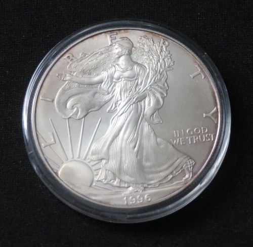 1996 American Silver Eagle  Coin. 1 oz. Brilliant Uncirculated