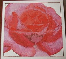 Cross Stitch "SWEET ROSE" pattern  flower