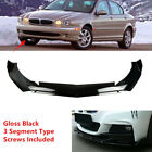 Add-on Universal Fit For Jaguar X-Type 2002-08 Black Bumper Spoiler Splitter Lip (For: Jaguar X-Type)