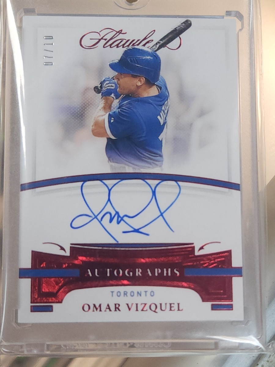2021 Panini Flawless Omar Vizquel Auto #/10 - Toronto Blue Jays | eBay