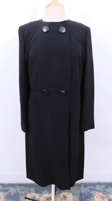 New With Tags AKRIS Tailored Dress Coat 100% Wool sz 10 NWT $3290
