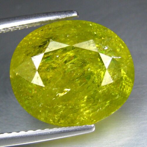 7.48 CT 12X18MM OVAL, WONDERFUL FIRE SPARKLING UNHEATED GROSSULAR MALI GARNET - Picture 3 of 3
