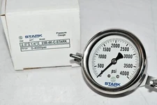 NEW Stark Industries 23B-4K-C Pressure Gauge 0-4000PSI 2-1/2'' 1/4'' NPT 