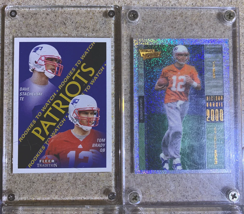 2000 Bowman Tom Brady Chase Rookie RePACK 1 Auto Jersey Or # Card Hit Read Below - Image 4 of 4