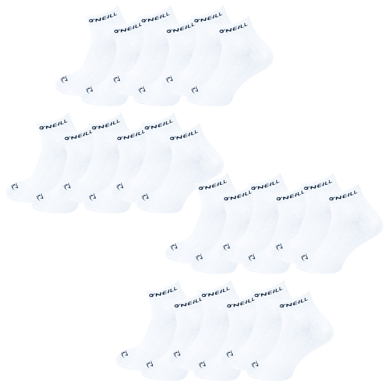 Однотонные носки унисекс Baumwolle Schwarz Wei 35-38 39-42 43-46 в упаковке 12 штук 4890₽