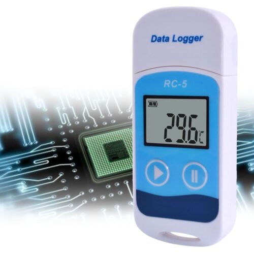USB Temperature Data Logger Datalogger 32000 Points Sturdy Materials Monitoring - Picture 1 of 12