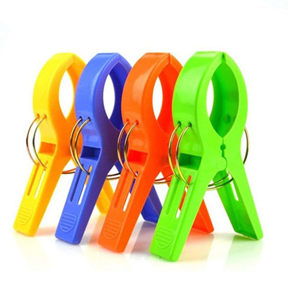 4pcs Jumbo Pegs Big Clothes Pins Large Heavy Duty/Clips Plastic Laundry Hanger eBay