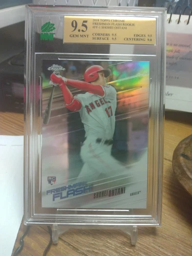 2018 Topps Chrome Shohei Ohtani Freshman Flash Rookie 9.5 GEM MINT
