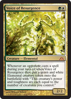 *MRM* FR/VF Voice of Erneuerung - Voice of Resurgence MTG Dragons Labyrinth