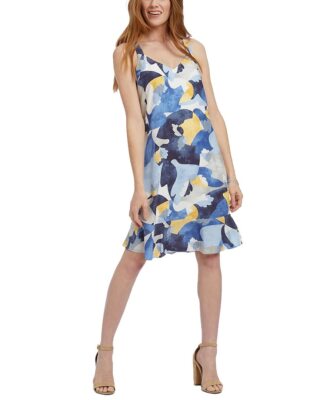 NIC+ZOE 293617 Women's Sun Seeker Dress, Multi, Extra Extra Large