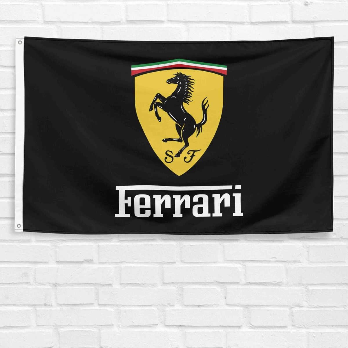 For Ferrari 3x5 ft Flag Italy Enzo Sports Garage Sign Car For Ferrari 3x5 ft Flag Italy Enzo Sports Garage Sign Car