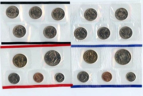US Coin 2001 Uncirculated P & D sets, Original Package, (504UC) - Picture 2 of 2