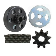 58T #35 Chain 9T 11T Front Rear Sprocket for GoKart Mini Pocket Bike Scooter ATV