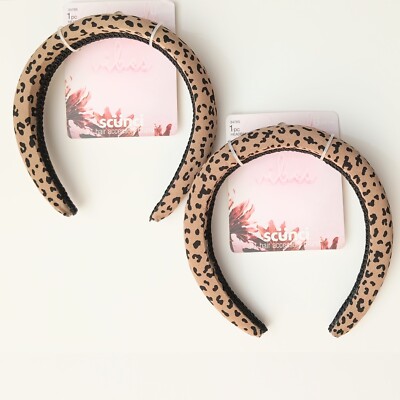 Scunci U Got This Leopard headband 2 pack  #34765