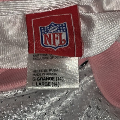 NFL OFFICIAL Pink TENNESSEE TITANS Double 00 Jersey Short Sleeve Lady L ❤️tb139 - Picture 6 of 8
