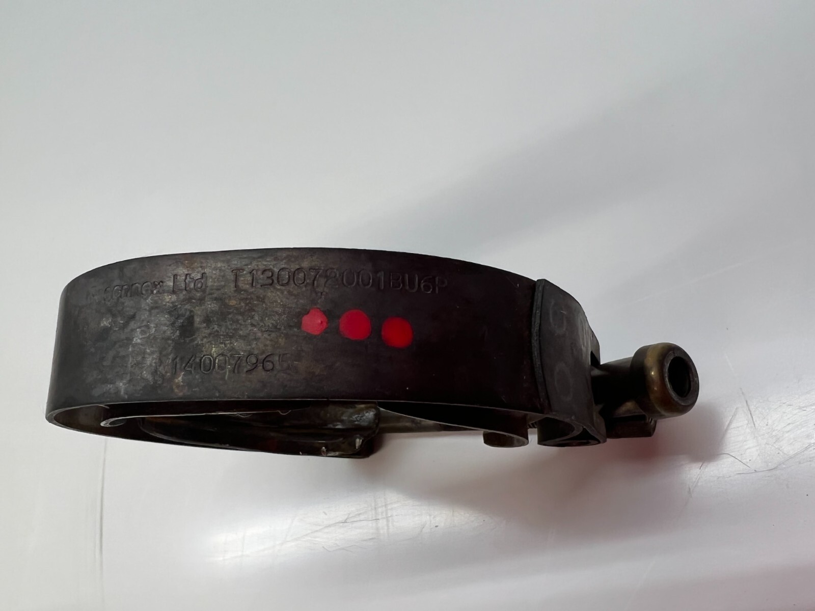 LAMBORGHINI AVENTADOR EXHAUST PIPE CLAMP CLIP OEM 07M251189A #3