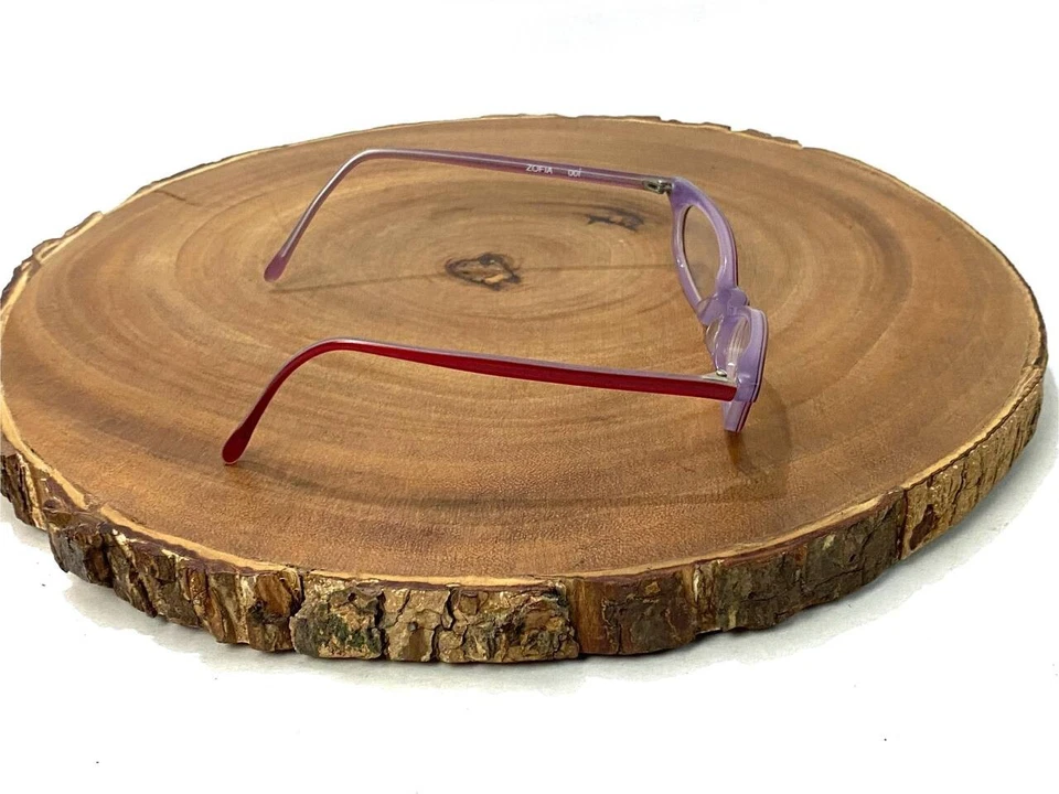Anne et Valentin Eyeglasses Frames Lunettes Red Full Rim Cat Eye Made in France - Image 3 of 4