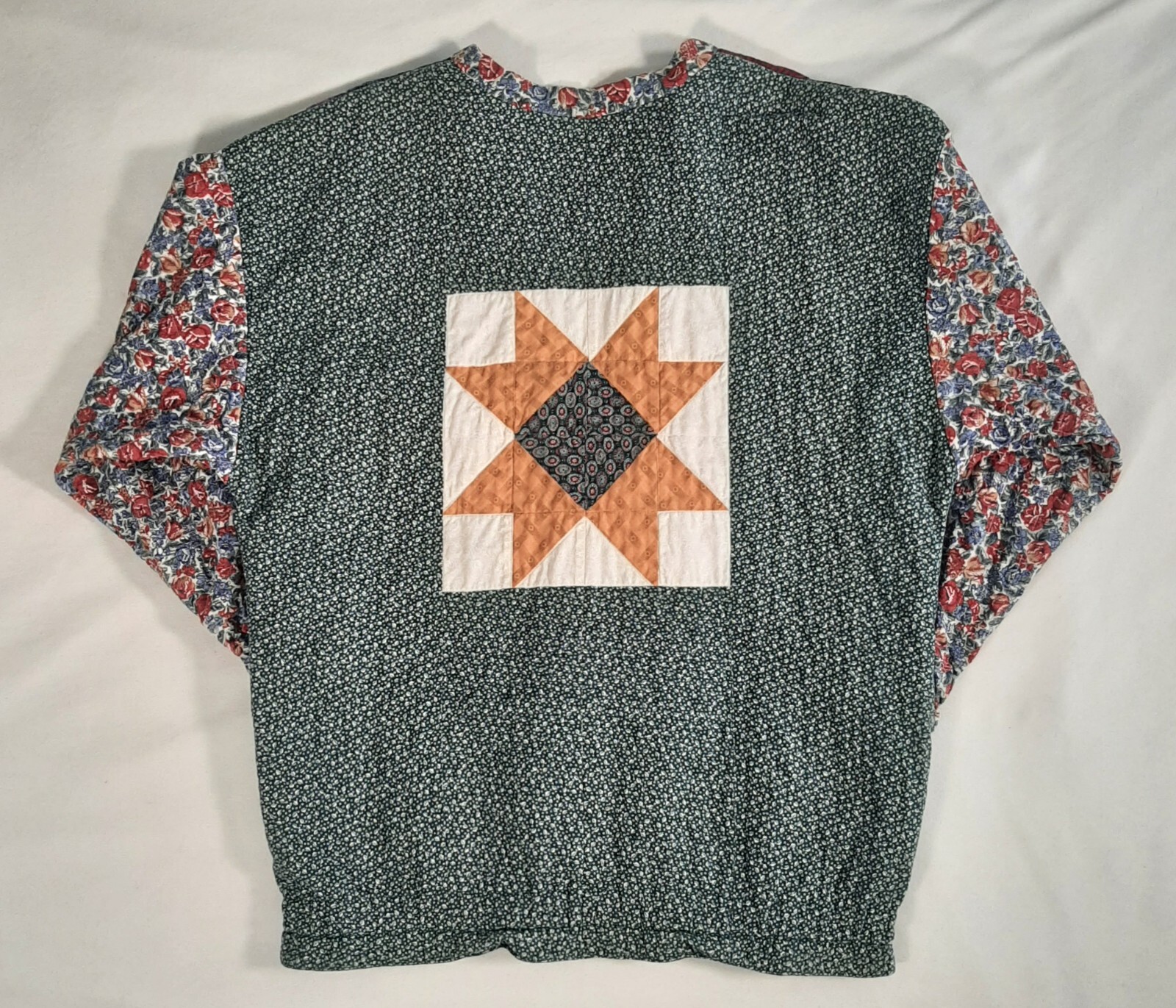 Handmade Womens Multi Color Patchwork Cottage Cor… - image 8