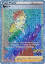 Spark 085/078 Rainbow Rare Secret Full Art Trainer Pokémon GO