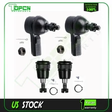 Front Lower Ball Joints & Outer Tie Rod End Links Suspension Kit For Honda CR-V