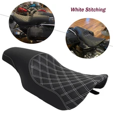 2-Up Driver & Passenger Profiler Seat For Harley Road King 1997-07 Street Glide