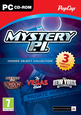 Mystery PI Dreierpack PC DVD Computerspiel Vegas Heist New York London Caper P.
