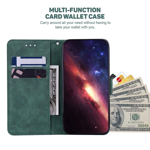 Emboss Fashion Card Wallet Case Magnetic Flip Bag Holder Cover For Various Phone - Picture 8 of 12