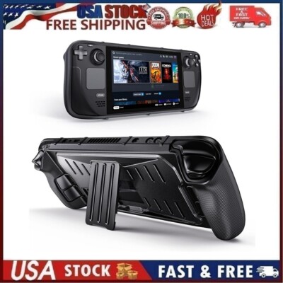 Benazcap Case for Steam Deck 2021 Release, Full Body TPU+PC Protective Cover
