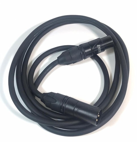 LyxPro XLR Microphone Cable Balanced Male to Female 3 Pin Mic Cord, Black - Picture 4 of 6