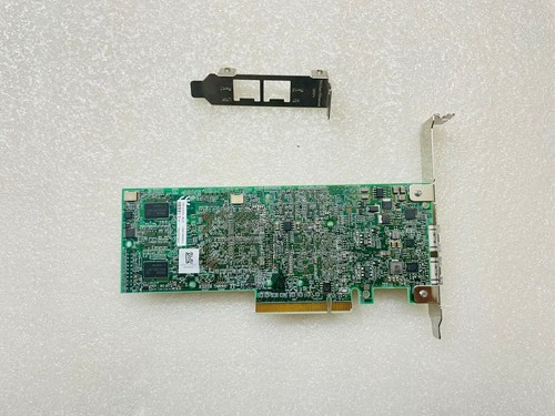 HP NC522SFP DUAL PORT 10GbE SERVER ADAPTER 468332-B21 468349-001 BOTH BRACKETS - Picture 4 of 4