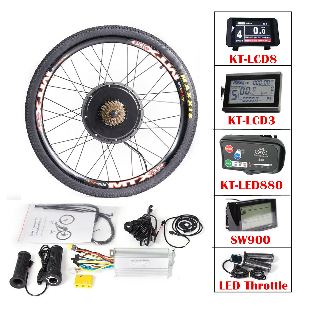 MTB eBike Rear Wheel Conversion Kit with 24