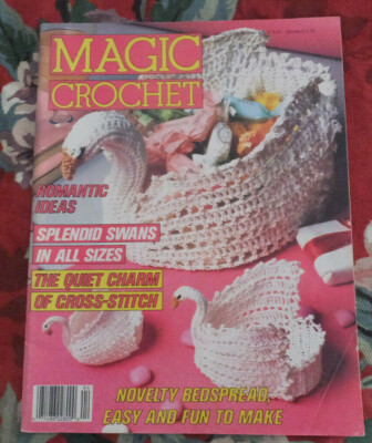 Magic Crochet Magazine April 1988 Wonderful Easy Patterns to Follow EUC