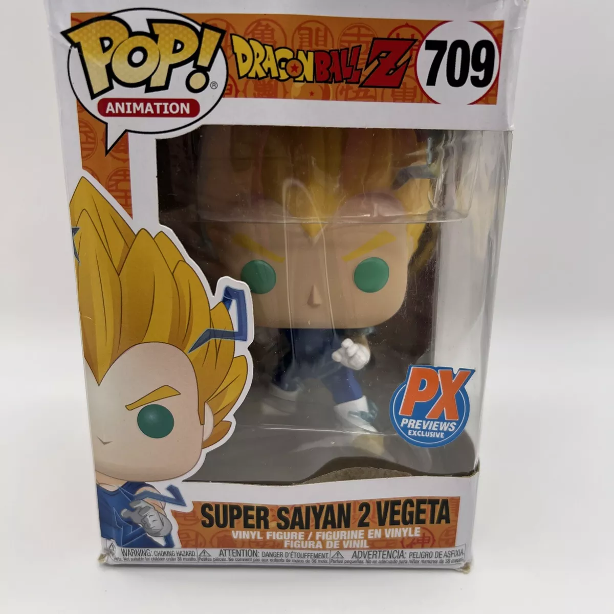 Pop! Animation: Dragon Ball Z - Super Saiyan 2 Vegeta PX Previews Exclusive