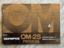 OLYMPUS OM-2S PROGRAM Instruction Book/Owners Manual 1980