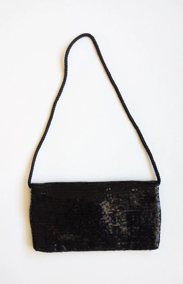 Style And Co Black Beaded Clutch - Image 2 of 4