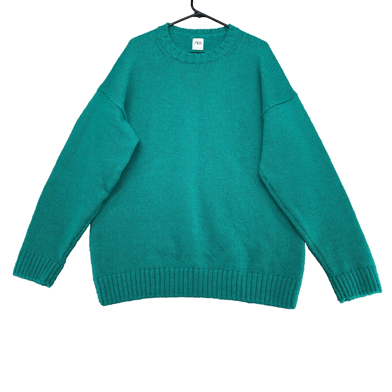 Zara Regular Size XL Crew Neck Sweaters for Men