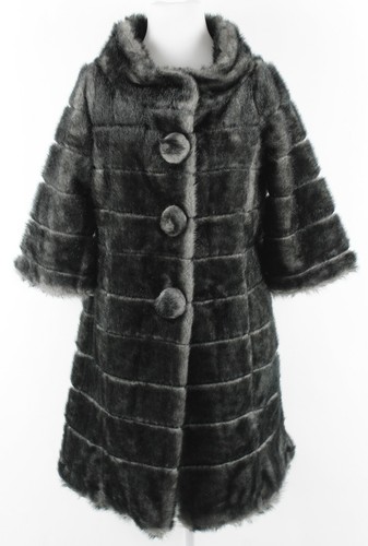 bb dakota faux fur jacket black