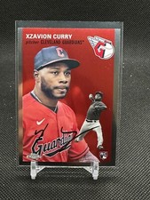 2023 Topps Chrome Platinum Anniversary Xzavion Curry ROOKIE #32 - Guardians