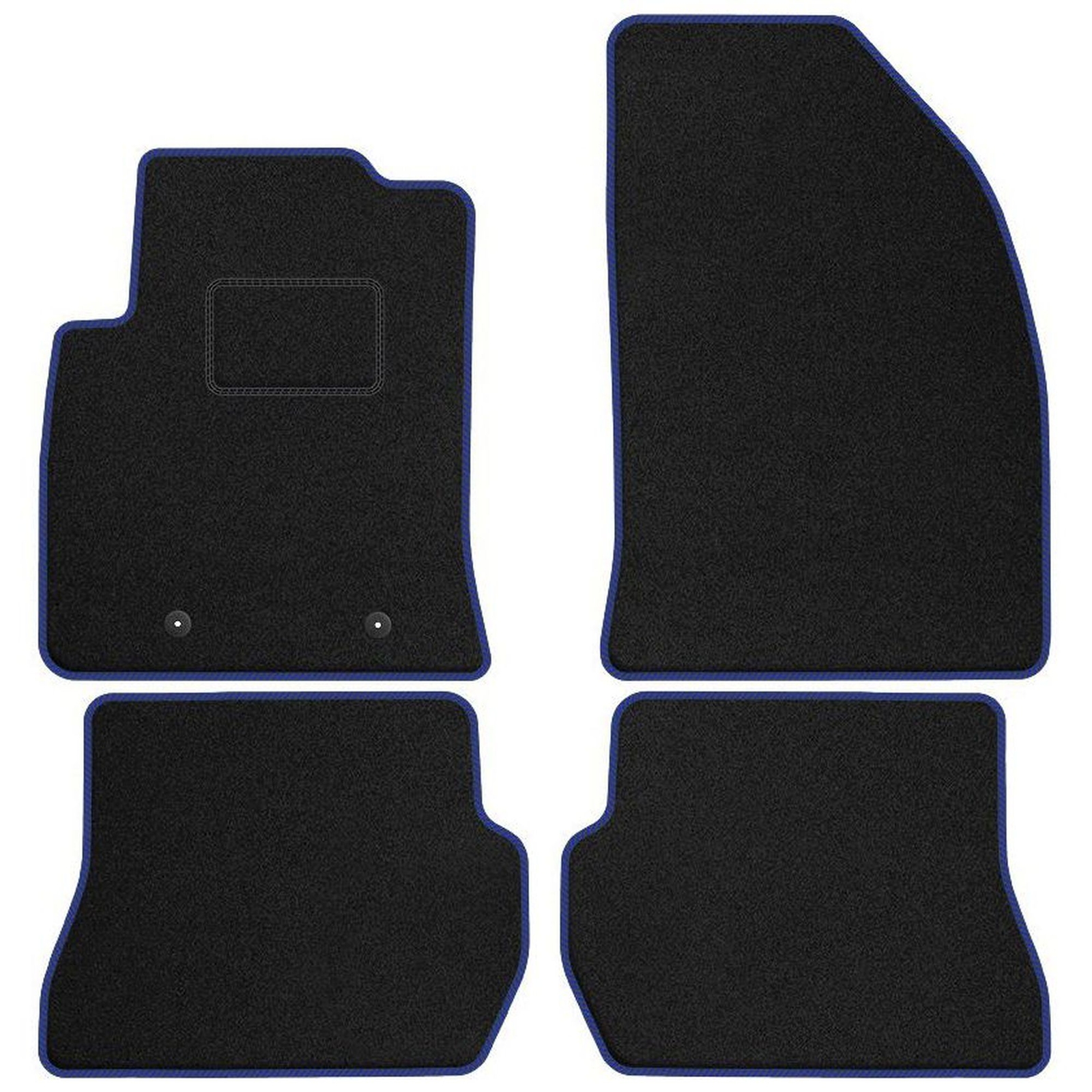 Tapis de sol velours bleu STREAK idéal pour les trajets quotidiens en Ford Fiesta V