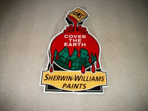 VINTAGE LOOK SHERWIN WILLIAMS PAINTS COVER THE EARTH | eBay