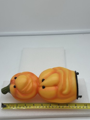 Vintage Empire Halloween Stacked Pumpkin Blowmold Pathway Light Topper 9" - Picture 8 of 10